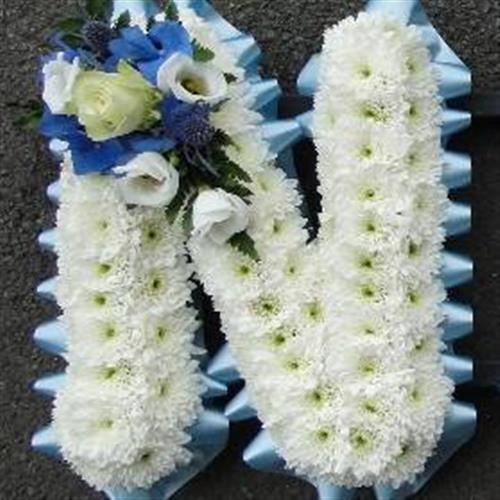 Funeral Letter Blue