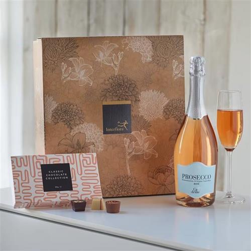 Rose Prosecco &amp; Chocs Gift Set