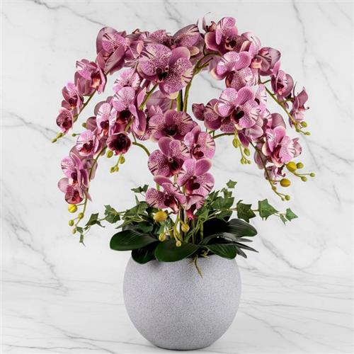 Lavish Faux Orchid Arrangement